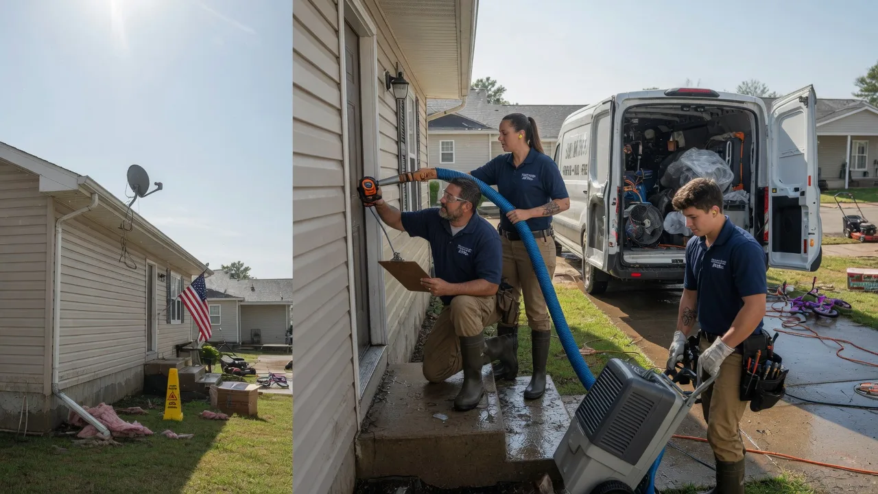 Ceiling Water Damage Restoration in Hollandale, WI near me